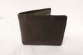 FOSSIL Unisex Geldbörse Portemonnaie Wallet Schwarz Leder Braun sehr gut Zustand
