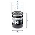 UFI Ölfilter Öl Filter für Mitsubishi Smart Colt VI Lancer ab 04-> 23.479.00