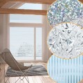 Sichtschutzfolie Milchglas Klebe Selbstklebend UV-Schutz Fensterfolie 3D Folie