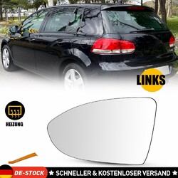 Spiegelglas Seitenspiegel Links Asphärisch Zum Kleben Für Vw Golf Vii 7 5G Ba5