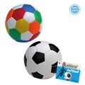 2 Softbälle | Ø 10 cm, schwarz-weiß & bunt | extra weiche Spielbälle für Kinder