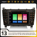 Acht-Kern Android 14 Autoradio CarPlay Navi 4G Mercedes CLC/G/C Klasse W203 W463