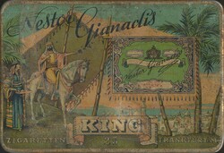 NESTOR GIANACLIS KING - 25 ZIGARETTEN - ALTE BLECHDOSE - 314