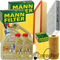 MANN INSPEKTIONSPAKET+7L CASTROL 5W-30 ÖL passend für AUDI Q7 3.0 TFSI QUATTRO