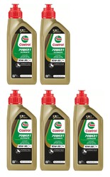 Castrol Power 1 Ultimate 10W-50 Motorrad 4T Racing Motoröl 5x1L API SN, JASO MA2