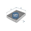 UFI Filter, Innenraumluft 54.115.00 für FORD