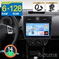 6+128G Android 14 Autoradio GPS Navi Kam Für SUZUKI SWIFT III 2004-2009 DAB+