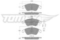 TOMEX Brakes Bremsbelagsatz, Scheibenbremse TX 16-31 für MERCEDES-BENZ