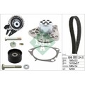 1x Wasserpumpe + Zahnriemensatz Schaeffler INA 530 0562 30 passend für FIAT