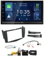 JVC DAB Bluetooth Lenkrad USB 2DIN Autoradio für Mercedes C-Klasse 07-11 W204 oh