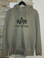 ALPHA INDUSTRIES Hoodie Gr. L # Pullover # NEU .... Grün