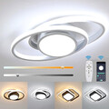 32W Moderne LED Deckenleuchte Dimmbar Fernbedienung Deckenlampe Esszimmer Flur 