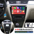 4+64G Android 15 Autoradio GPS Carplay + Kam Für Skoda Rapid Spaceback 2012-2020
