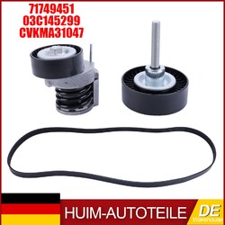 Spannrollensatz Für den Nebentrieb AUDI, SEAT, SKODA, VW VKMA31047 71749451