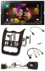 JVC DAB Lenkrad 2DIN Bluetooth USB Autoradio für Dacia ab 12 dunkelbraun