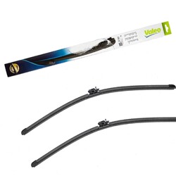 VALEO 2x FLACHBALKENWISCHBLATT SILENCIO FLAT BLADE SCHEIBENWISCHER SET | 577920