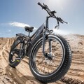 Elektrofahrrad 48V 17AH Akku Ebike Fat Tyre eBike Vollfederung E Mountainbike