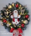🌲Neu🌲Türkranz, Adventskranz Weihnachtsdeko, Weihnachtskranz LED
