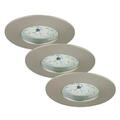 3er SET Briloner LED Einbauleuchte 1-flammig ATTACH dimmbar rund 5,5W farbig NEU