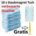 Für Swiffer Staubmagnet - 10 Ersatztücher - Nachfüller - Staubtuch - Microfaser.