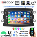 Carplay Autoradio 32G Android 13 Navi RDS Kamera Für Renault Dacia Sandero Logan