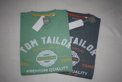 !!NEU: Tom Tailor Halbamshirt T-Shirt Rundhals - Gr. M / L / XL / 2XL / 3XL !!