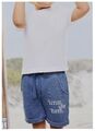 Beach Set Jungen T Shirt und Shorts kurze Hose Weiß Blau Baumwolle Bio 74 80