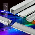LED Profil Aluminium Leiste für Streifen Beleuchtung Kanal Aluprofil Profile