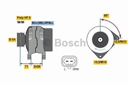 BOSCH Lichtmaschine Generator LiMa Alternator
