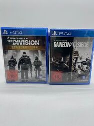PS4 Playstation 4 Tom Clancys The Division Gold Edition/ Rainbow Six Siege