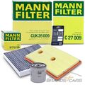 MANN-FILTER INSPEKTIONSPAKET SET A FÜR AUDI A3 8V VW GOLF 7 PASSAT 1.2 + 1.4 TSI