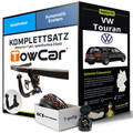 Für VW Touran 1T1,1T2 Anhängerkupplung abnehmbar +eSatz 7pol 02.2003-10.2006 NEU