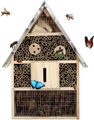 Buddy Wild Insect Hotel - 28x9,5x40cm umweltfreundliches Insektenhaus für Bienen Insekten in