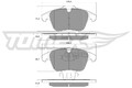 TOMEX Brakes Bremsbelagsatz Scheibenbremse TX 14-47 für ROVER FREELANDER MONDEO