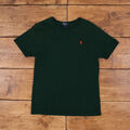 T-Shirt Vintage Ralph Lauren Logo L Polo grün