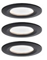 Paulmann LED Einbauleuchte Nova Coin Basisset starr IP44 rund 78mm Coin 3x6W 3x4