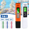Digital PH Messgerät PH TDS EC Temperatur Meter Set Wasserqualität Tester Labor
