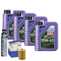 Motoröl 10W60 LIQUI MOLY Synthoil Race Tech Gt1 4L+MAHLE Ölfilter +Cera Tec