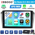Für Mazda 3 2003-2009 9" DAB+ 64G Android 14 Autoradio Carplay GPS Navi WIFI RDS