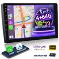 9'' 2 Din 4+64GB Android 13.0 Autoradio Apple Carplay GPS NAVI WiFi RDS BT +DAB