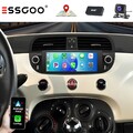Android 15 DAB+ Für Fiat 500 2007-2015 Autoradio 2+64G Carplay GPS BT RDS +Kam