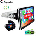 DAB+ 1DIN 10.1" 64GB Android 13 Autoradio Mit Kamera Apple Carplay GPS NAVI WIFI