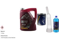 5L MANNOL Motoröl Energy Formula PD 5W-40 inkl. Additiv Auslaufschlauch