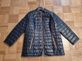 Steppjacke, Damen, Übergangsjacke, schwarz mit braun, Gr. 44
