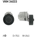 SKF VKM 34033 Spannrolle Keilrippenriemen für FORD MAZDA Riementrieb Spannarm