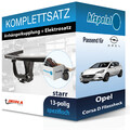 IMIOLA HAK-POL Anhängekupplung starr und E-Satz für Corsa D Fliessheck 06-14 AHK