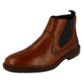 Herren Rieker Smart Freizeit Chelsea Reißverschluss, Stretch Panel Boots : 17654