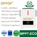 120A MPPT Solar Hybrid Wechselrichter 4200W-24V 6200W-48V 230V Reine Sinuswelle