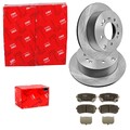 TRW BREMSSCHEIBEN 262mm + BELÄGE HINTEN passend für KIA CERATO II 2 TD