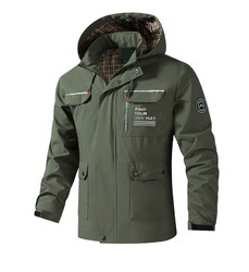 Softshelljacke Warnschutzjacke Arbeitsjacke mit Kapuze Berufsjacke Herrenjacke